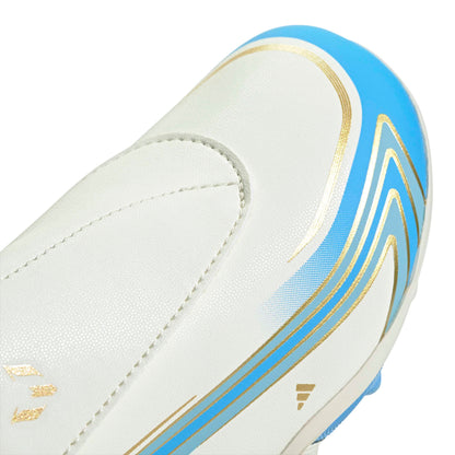F50 Messi Club Velcro Terrain Naturel Junior