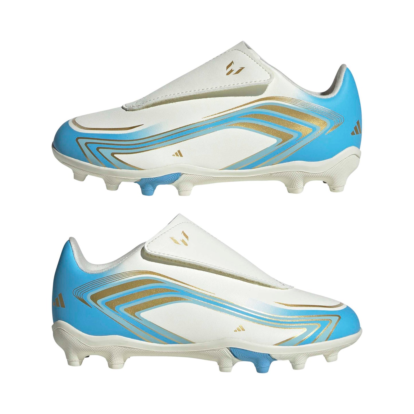 F50 Messi Club Velcro Terrain Naturel Junior