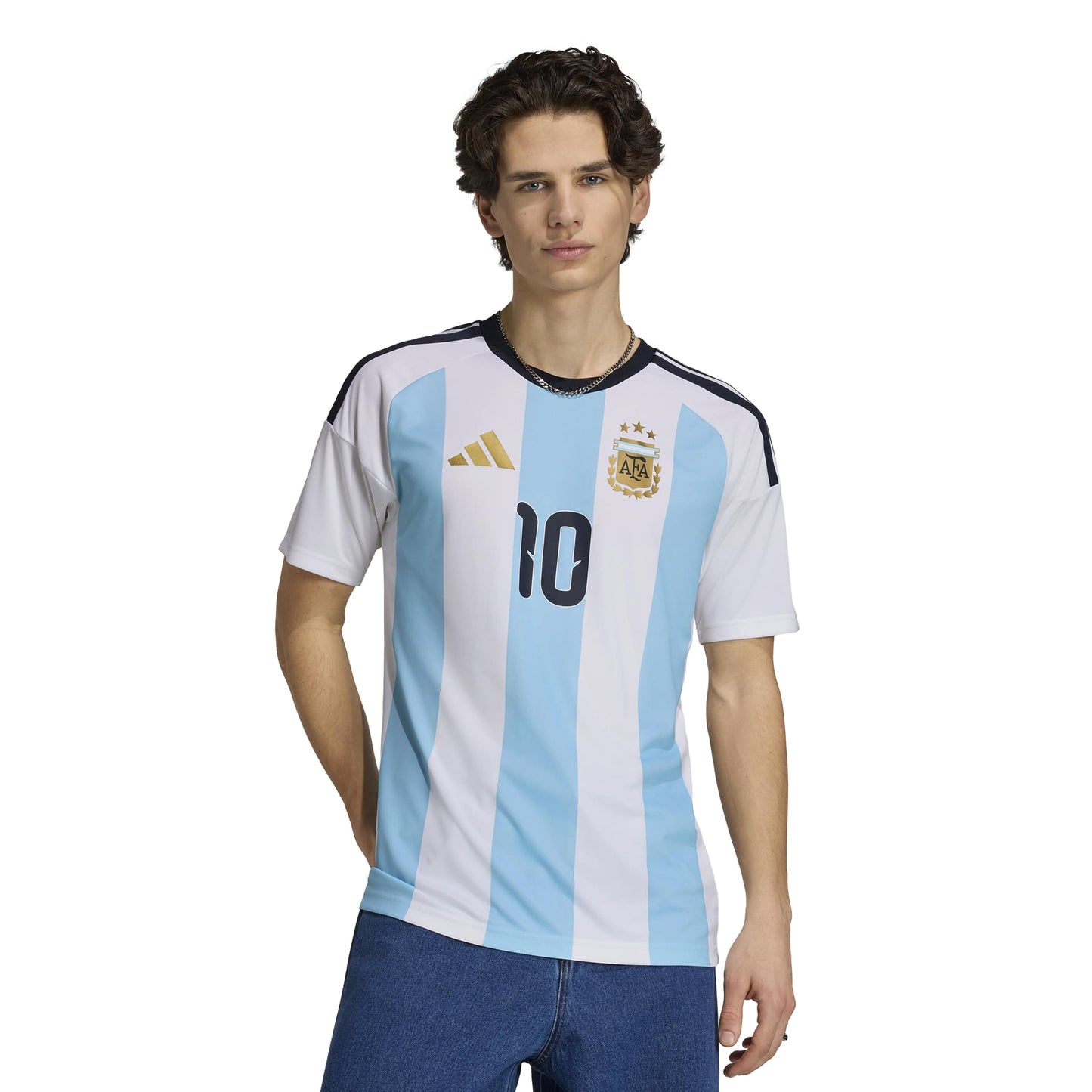 Argentina 26 Home Messi Fan Jersey