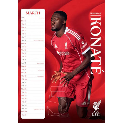 Liverpool 2026 Calendar