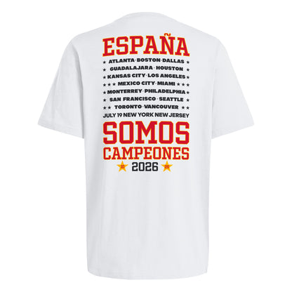 T-shirt Espagne Nous sommes les champions 2026