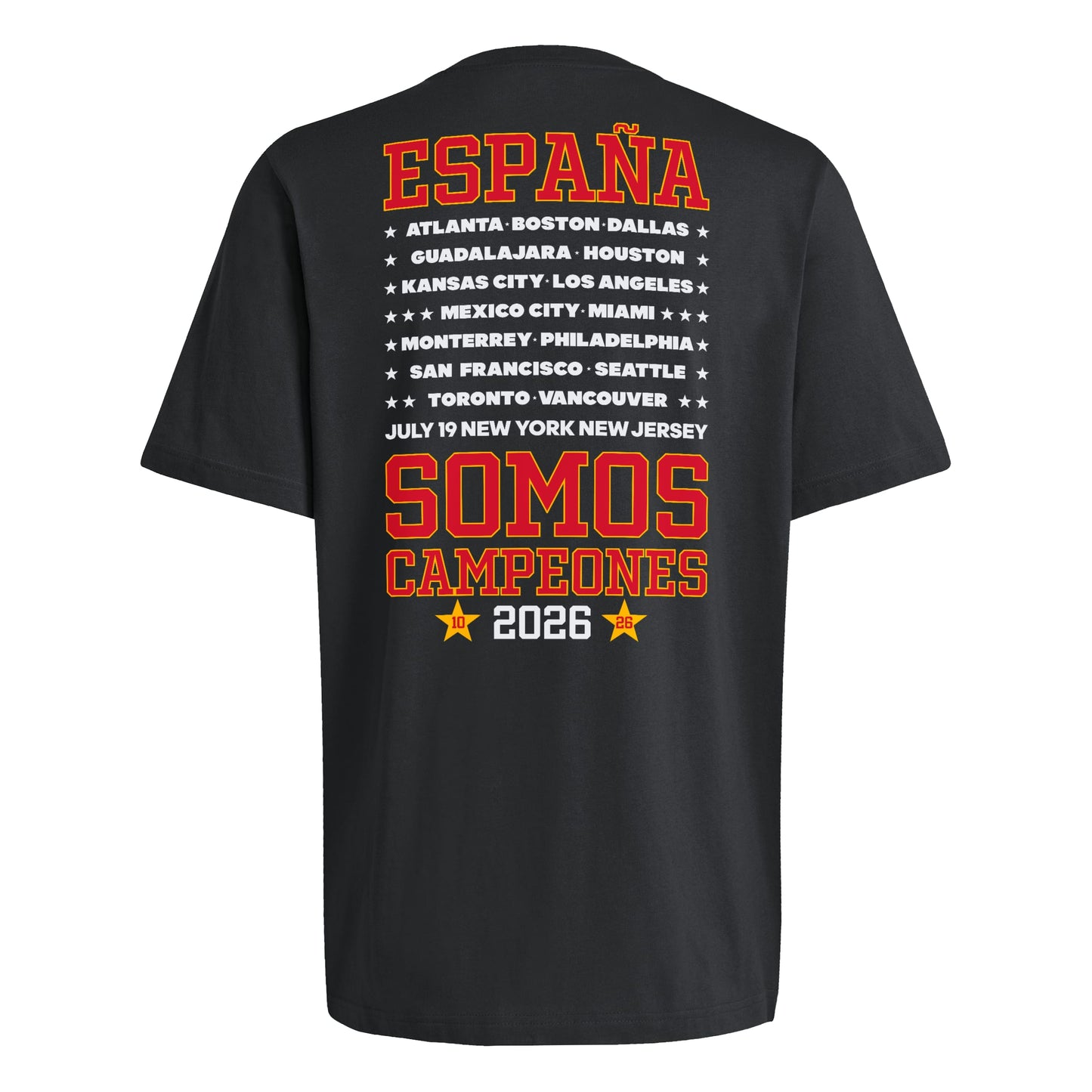 T-shirt Espagne Nous sommes les champions 2026