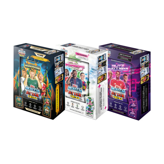 Match Attax UEFA Champions League Cartes Méga Boîte Métal