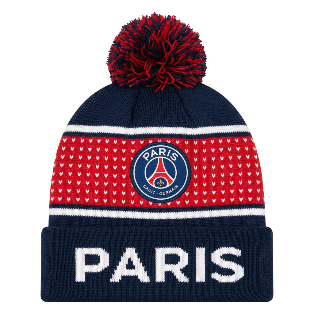 Tuque à pompon Paris Saint-Germain