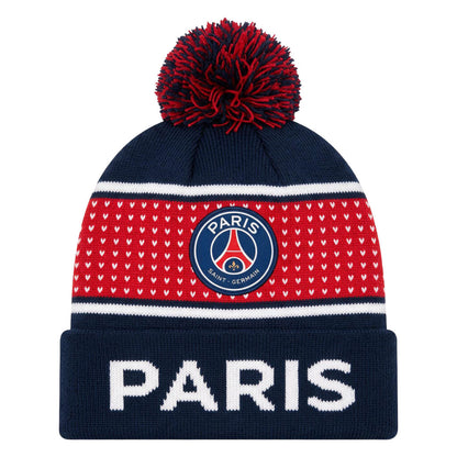 Tuque à pompon Paris Saint-Germain