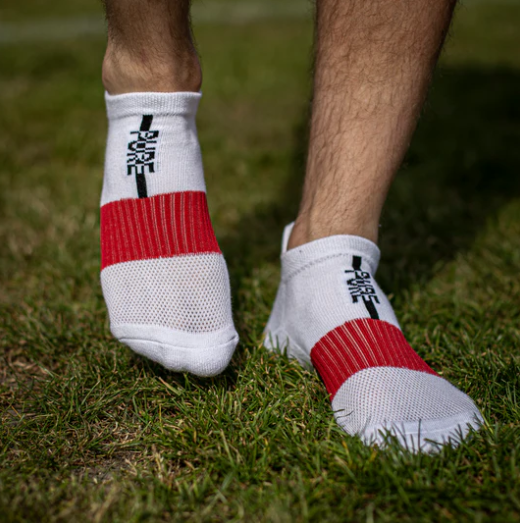 Pure Grip Socks Pro Ankle Cut White