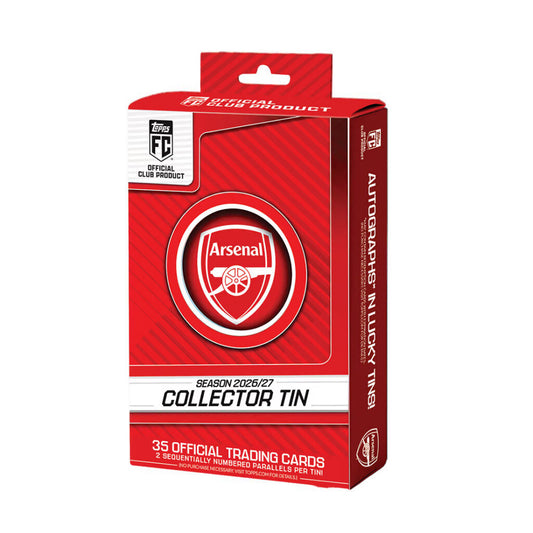 2026-27 Topps Arsenal Collectors Tin Set