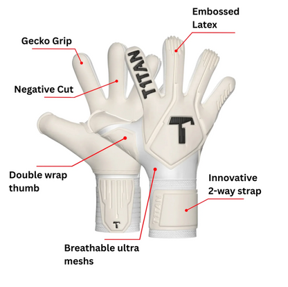 Gants de Gardien de But Legend 1.0 White-Out