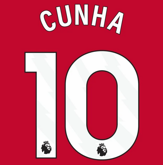 Cunha 10 (Printing Only) - 25-26 Man Utd Home & 3rd