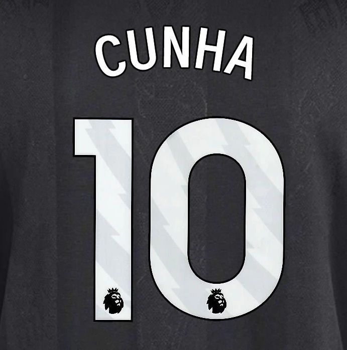 Cunha 10 (Impression uniquement) - 25-26 Man Utd Domicile et 3e