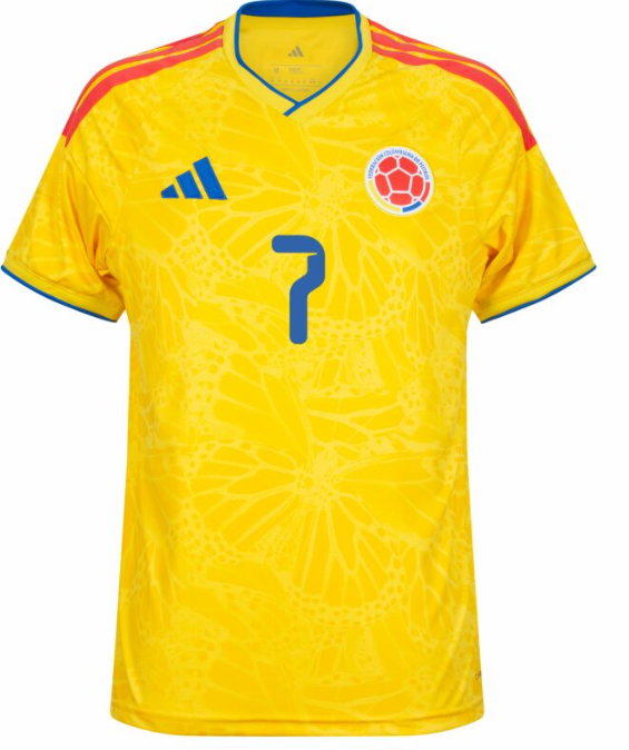 Luis Diaz 7 (Printing Only) 25-26 Colombia Home