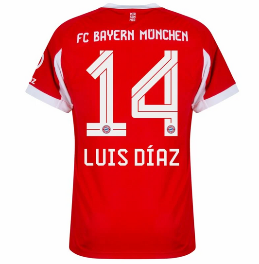 Luis Diaz 14 (Printing Only) - 25-26 Bayern Munich Home