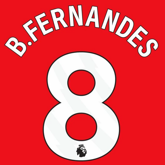 B.Fernandes 8 (Printing Only) - 25-26 Man Utd Home & 3rd