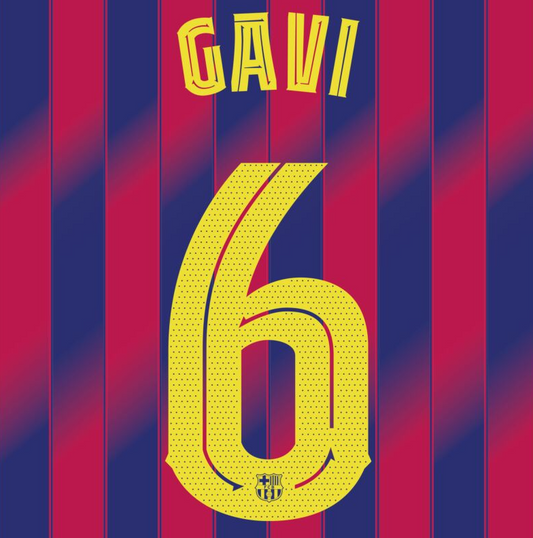 Gavi 6 (Printing Only) - 25-26 Barcelona Home