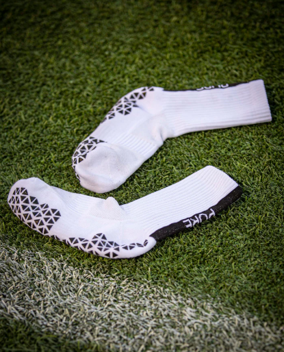 Pure Grip Socks White