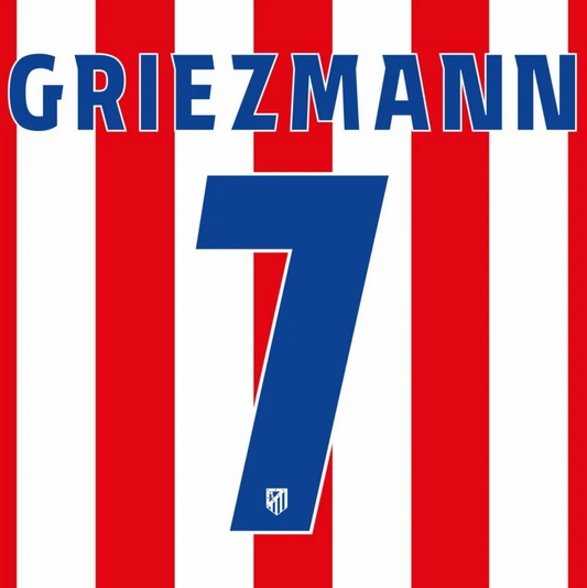 Griezmann 7 (Printing Only) - 25-26 Athletico madrid home