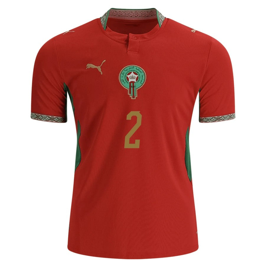 Maillot Maroc FRMF Domicile 2026 Junior Hakimi