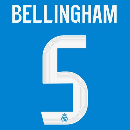 Bellingham 5 (Impression uniquement) - 25-26 Real Madrid 3e