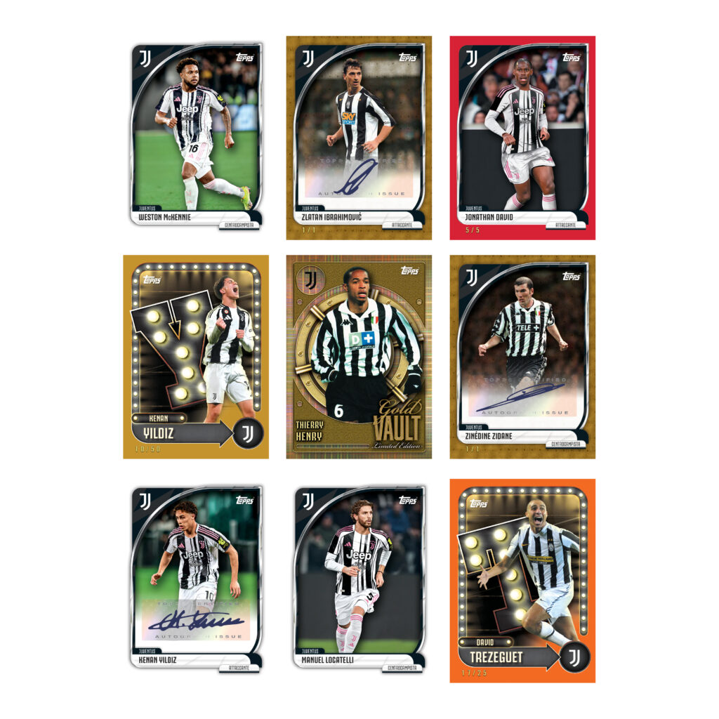 Boîte collector Topps Juventus 2026 (35 cartes)
