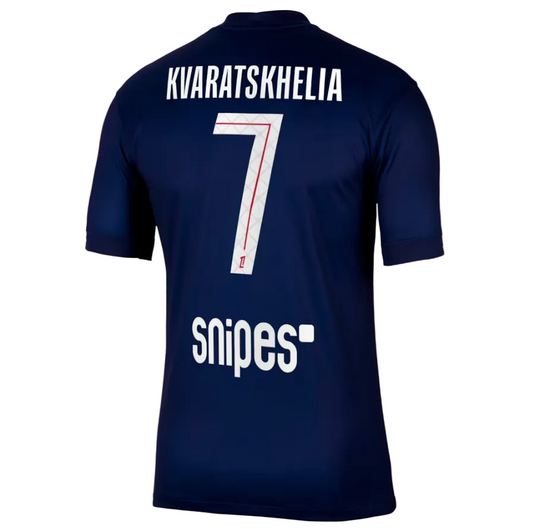 kvaratskhelia 7  (Impression uniquement) - 25-26 PSG Domicile
