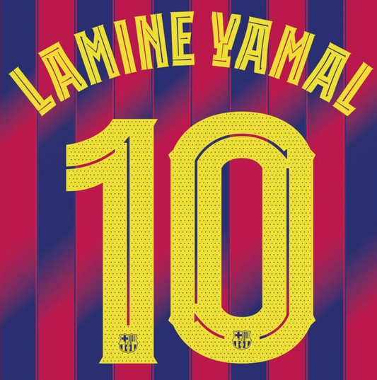 Lamine Yamal 10 (Printing Only) - 25-26 Barcelona Home