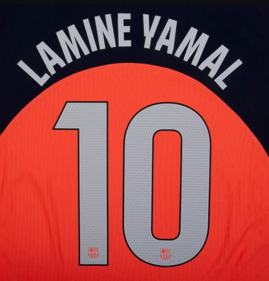 Lamine Yamal 10 (Printing Only) - 25-26 Barcelona 3rd La Liga