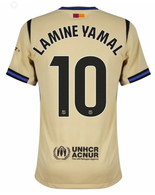 FC Barcelona 2025/26 Lamine Yamal Away Junior