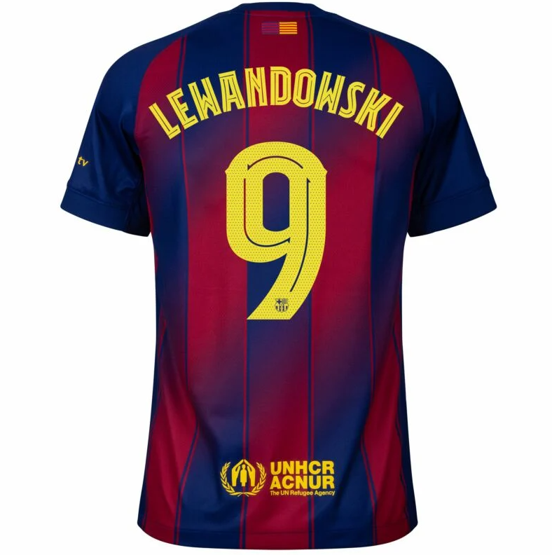 Lewandowski 9 (Printing Only) - 25-26 Barcelona Home