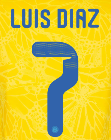 Luis Diaz 7 (Printing Only) 25-26 Colombia Home