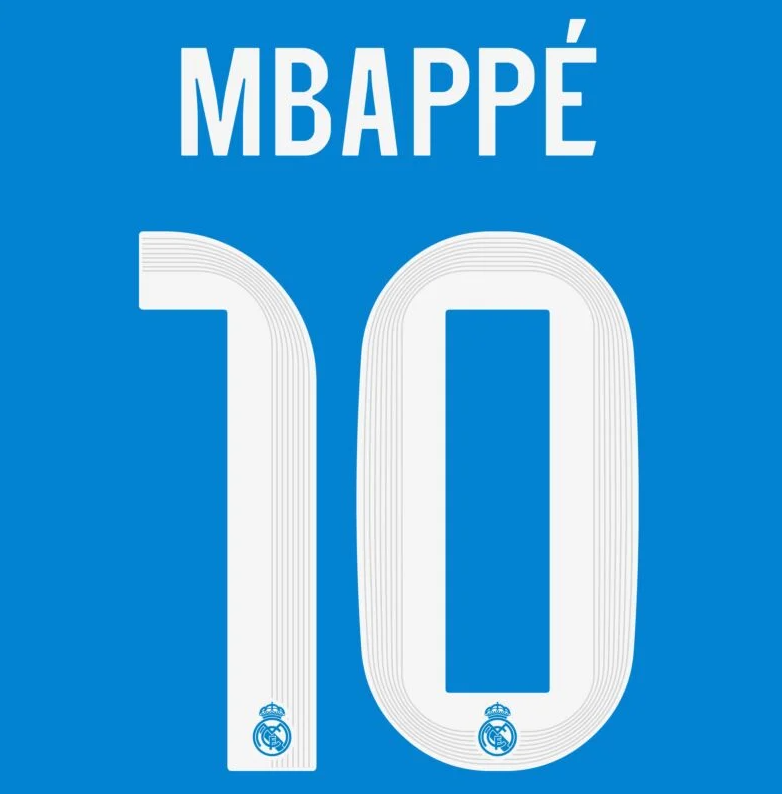 Mbappé 10 (Impression uniquement) - 25-26 Real Madrid 3e