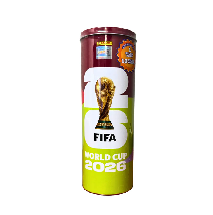 Ensemble de départ officiel Panini Sticker Tin pour la Coupe du Monde de la FIFA 2026™