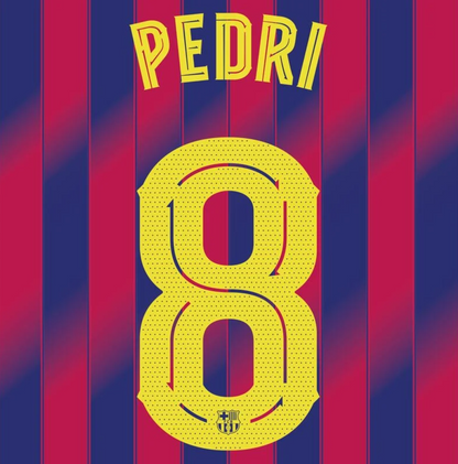 Pedri 8 (Printing Only) - 25-26 Barcelona Home