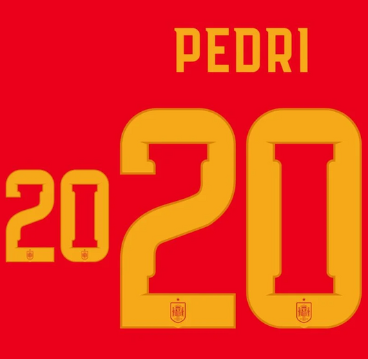 Pedri 20 (Impression uniquement) - 26-27 Espagne Domicile