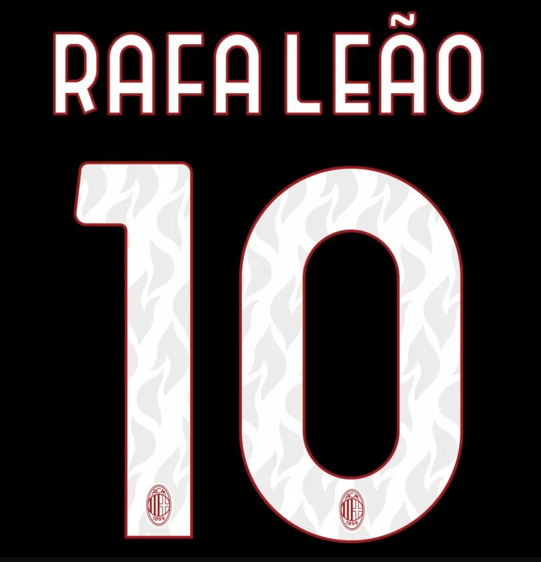 Rafa Leao 10 (Printing Only) - 25-26 AC Milan Home