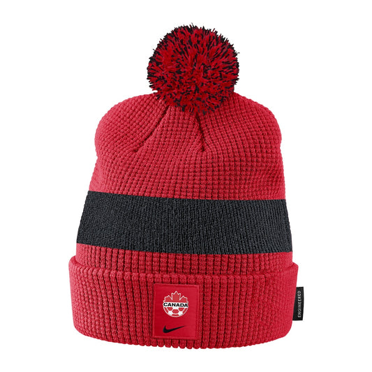 Canada Classic Sideline Pom Beanie Cuff Knit Hat