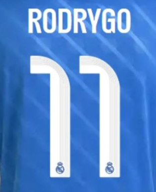 Rodrygo 11 (Impression uniquement) - 25-26 Real Madrid 3e