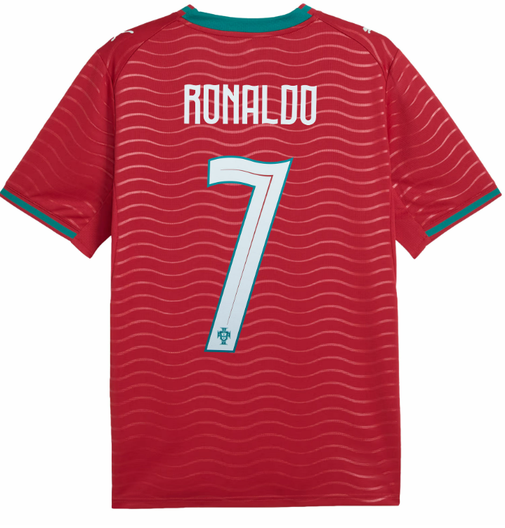 Ronaldo Portugal home 2026 print