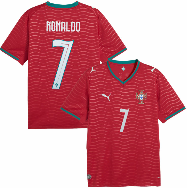 Ronaldo Portugal home 2026 print