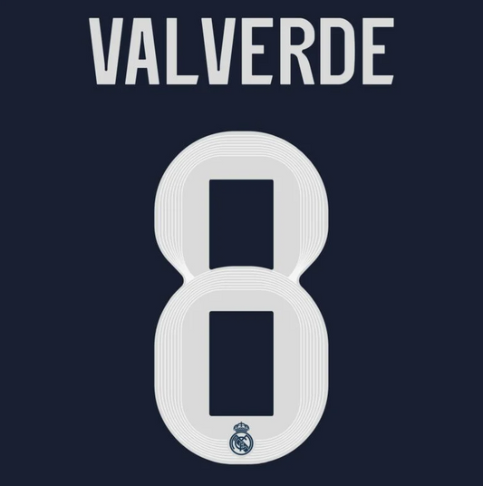 Valverde 8 (Printing Only) - 25-26 Real Madrid Away