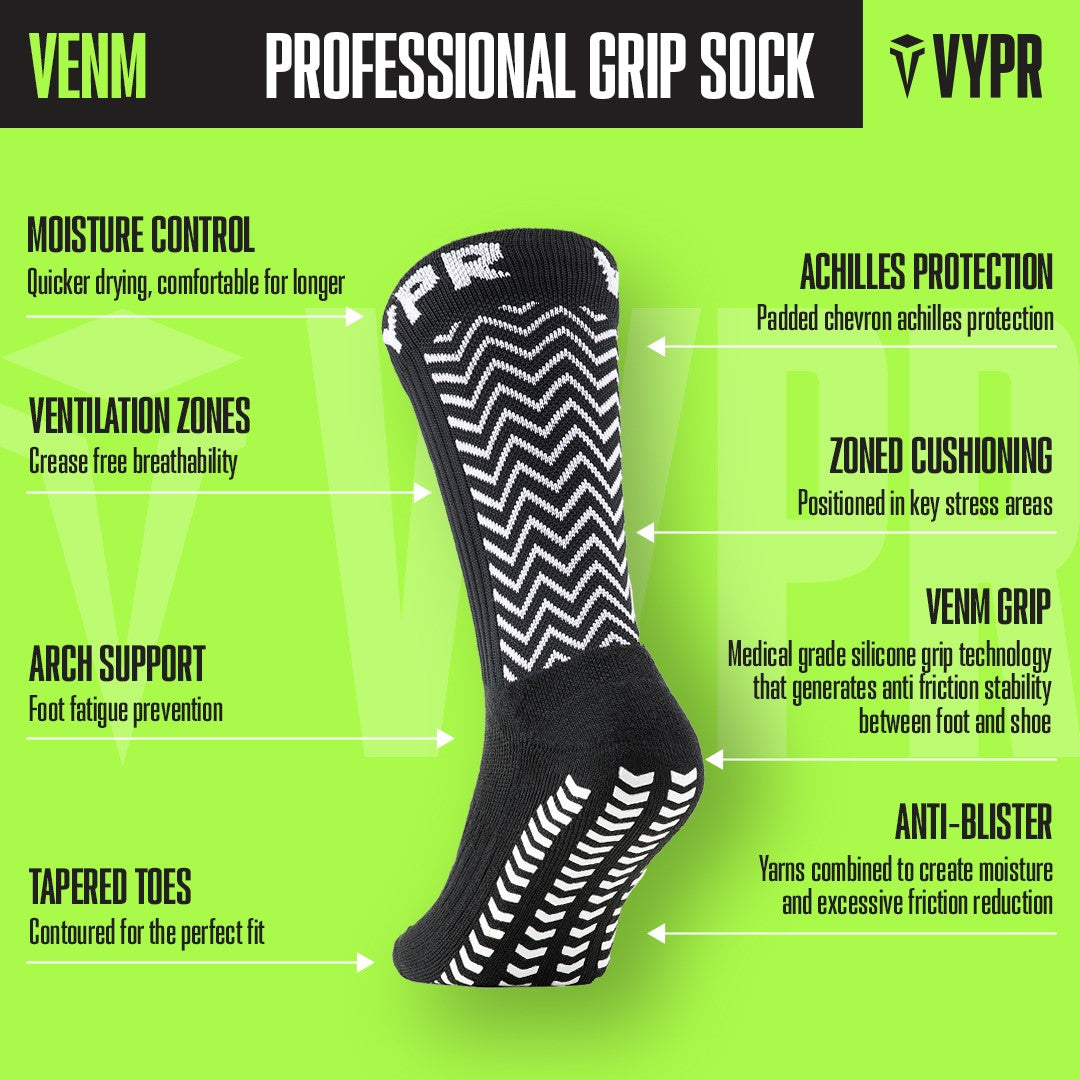 VYPR Venm 2.0 Plus Grip Sock