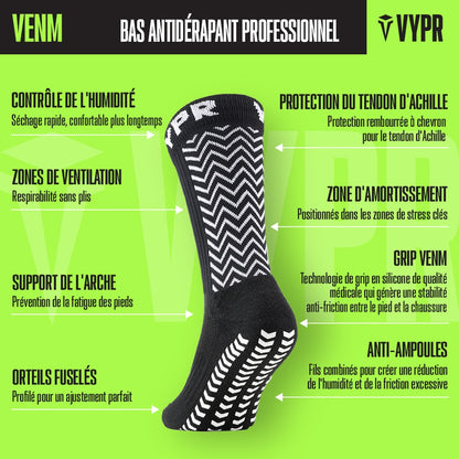 VYPR Venm 2.0 Plus Grip Sock