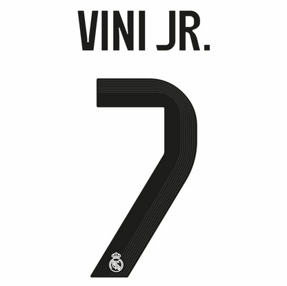 Vini Jr 7 (Impression uniquement) - Real Madrid 25-26 Domicile