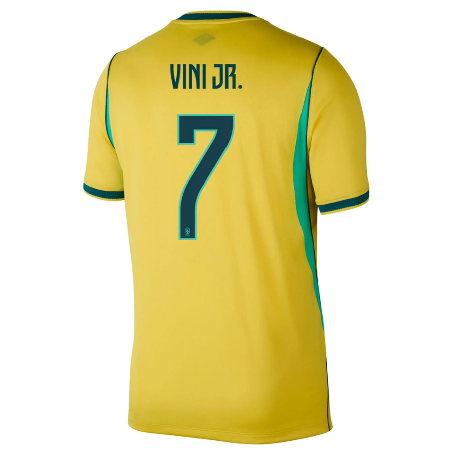 Brazil CBF 2026 Home Jersey Junior Vini Jr