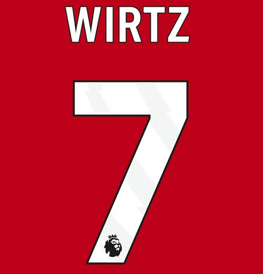 Wirtz 7 (Printing Only) - 25-26 Liverpool Home & 3rd